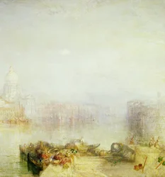 La Dogana et Santa Maria della Salute, Venise, 1843 (détail)